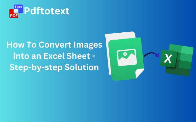 convert JPG to Excel