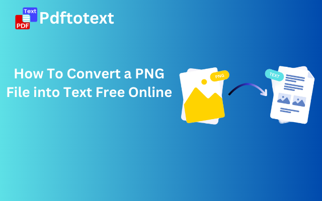 Convert png to text