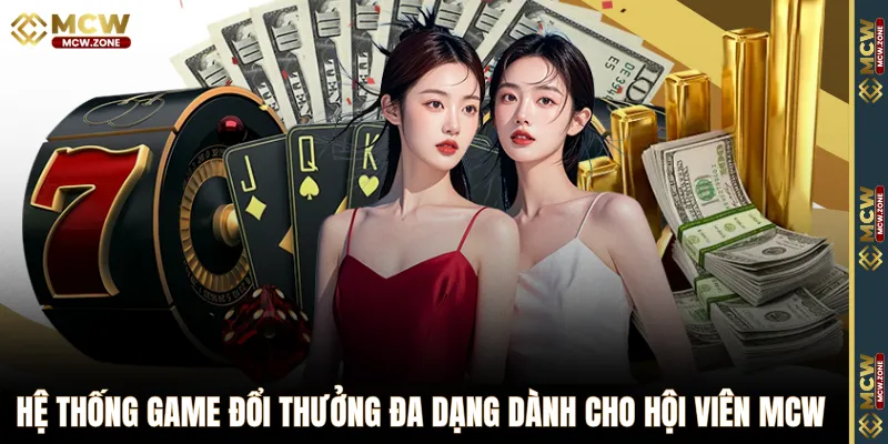 Hệ thống game đổi thưởng đa dạng dành cho hội viên MCW 